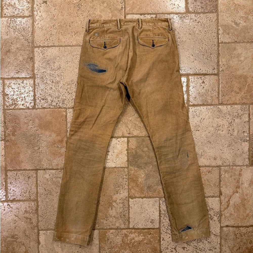 RRL Ralph Lauren Field Patchwork Corduroy Trouser Pants - Picture 10 of 13